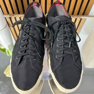 Ben Sherman Black Canvas Sneakers Size 11